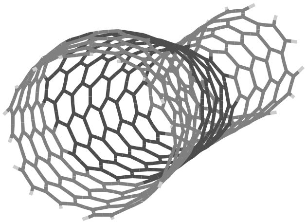 3D illustration of nano material