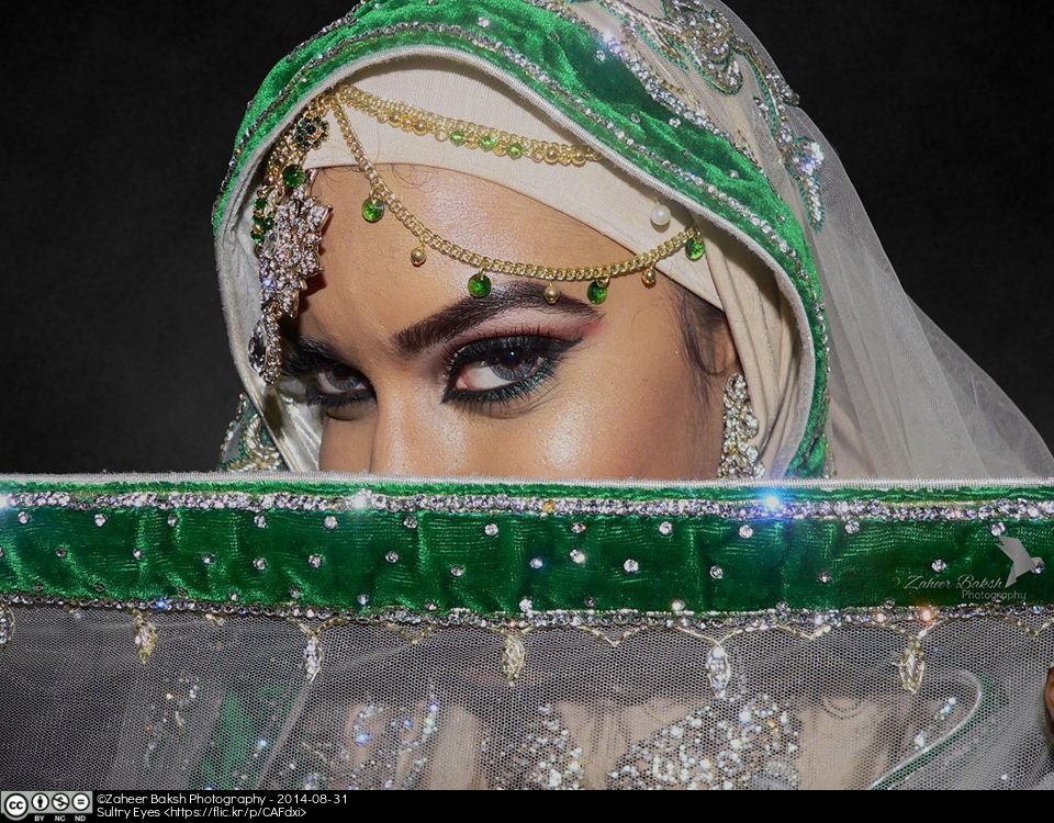 Woman in traditional Indian dress