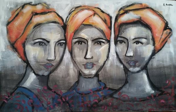 Acrylics on Canvas by Laila El Sadda